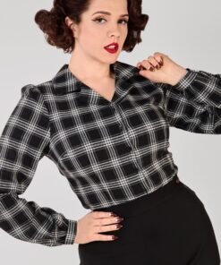 Jerry Ghost Check Blouse