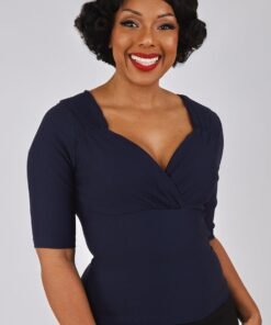 Trixie Navy Top